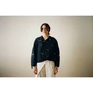 NEW SLOPPY SECONDS military line with grommets & pockets jackets in navy